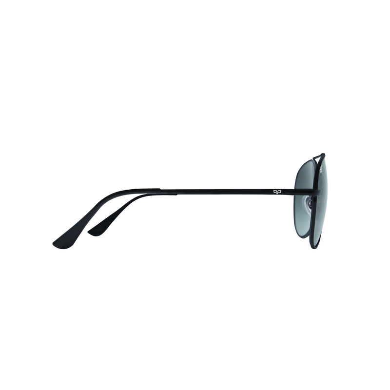 OJO sunglasses classic 55-14 black frame and temples with  green gradient lenses rx image number null