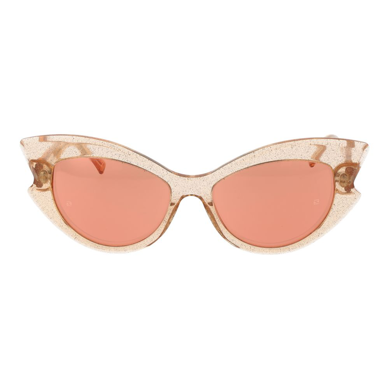 Orange acetate sunglasses-null