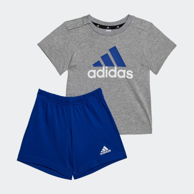 Adidas infant bold logo co set, Grey-blue, medium
