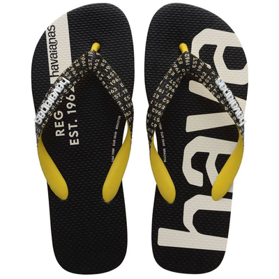 Top logomania mid tech, Black / Yellow, medium