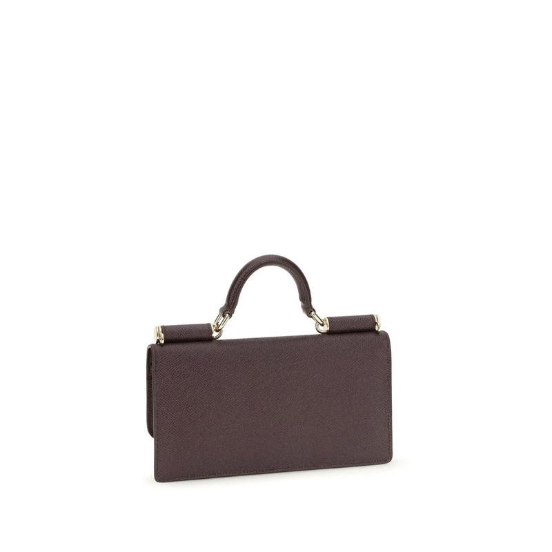Brown calf leather bos taurus shoulder bag-null