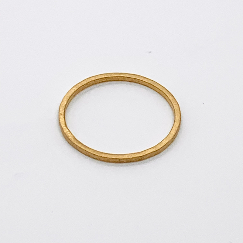 Ring 24ct pure gold 1mm band image number null