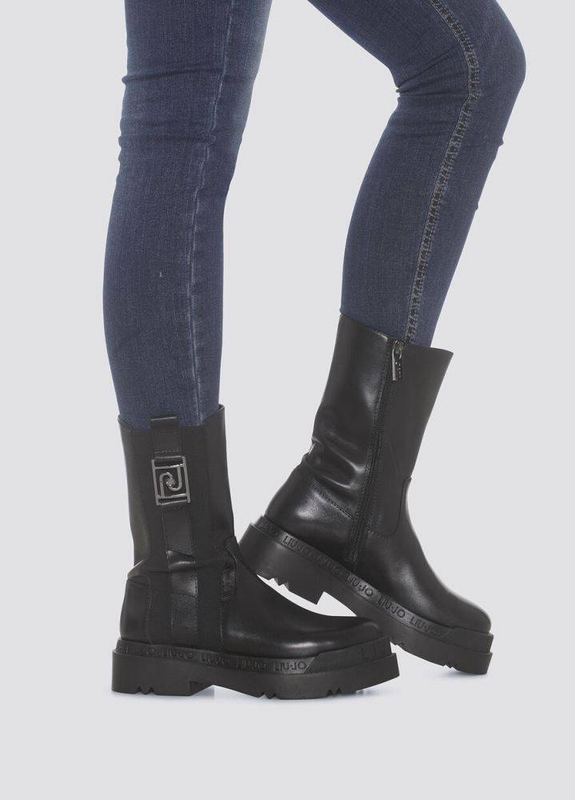 Liu Jo love 10 platform boots with logo image number null