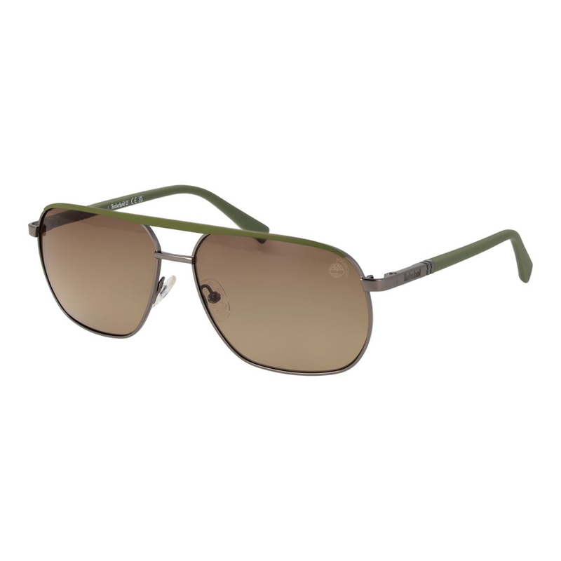Gray metal sunglasses-null