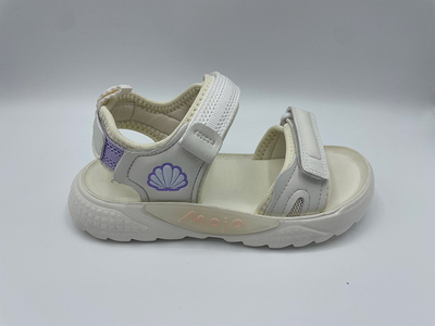 Papaya first steps sandals, light-weight outer soles pp24115209, White, medium
