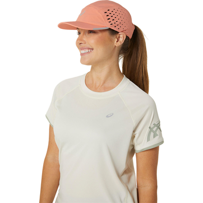 Asics unisex ultra lightweight running cap (3013a974-600), Orange, medium