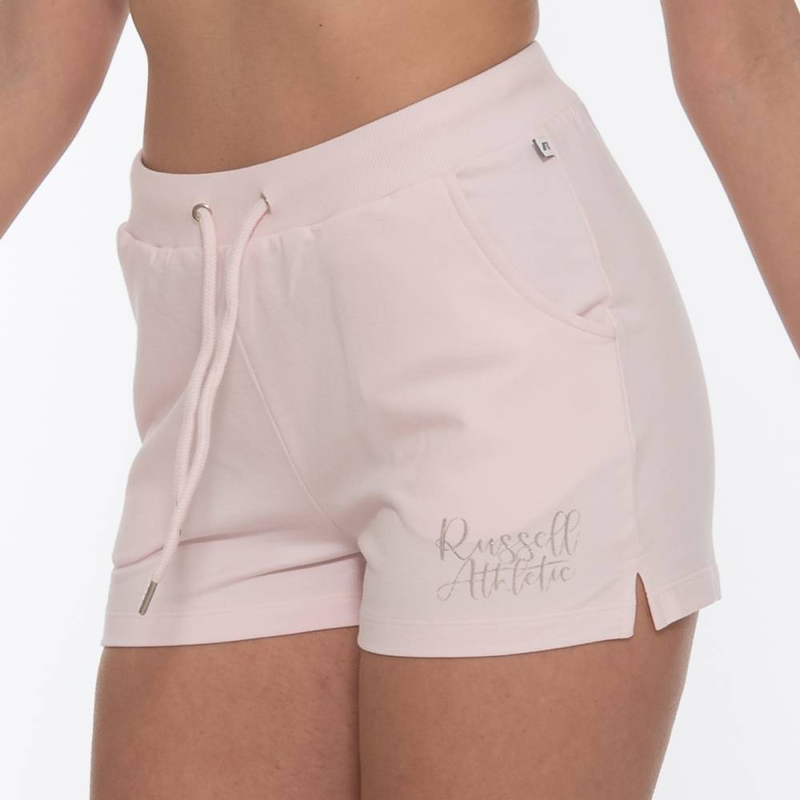French terry scripted womens short image number null