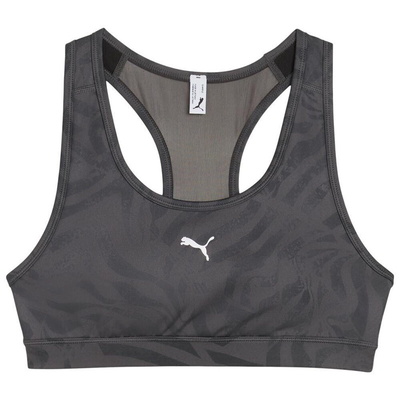 Puma women 4keep padded bra, Grey, medium