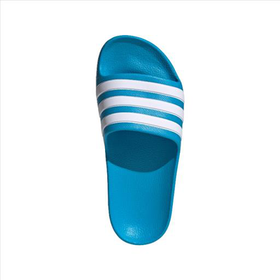 Adilette aqua k     solblu/ftwwht/solblu, Solar Blue, medium