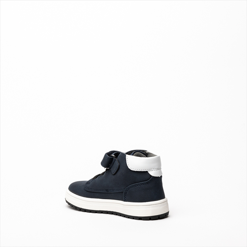 Asso navy hi sneakers with velcro-null
