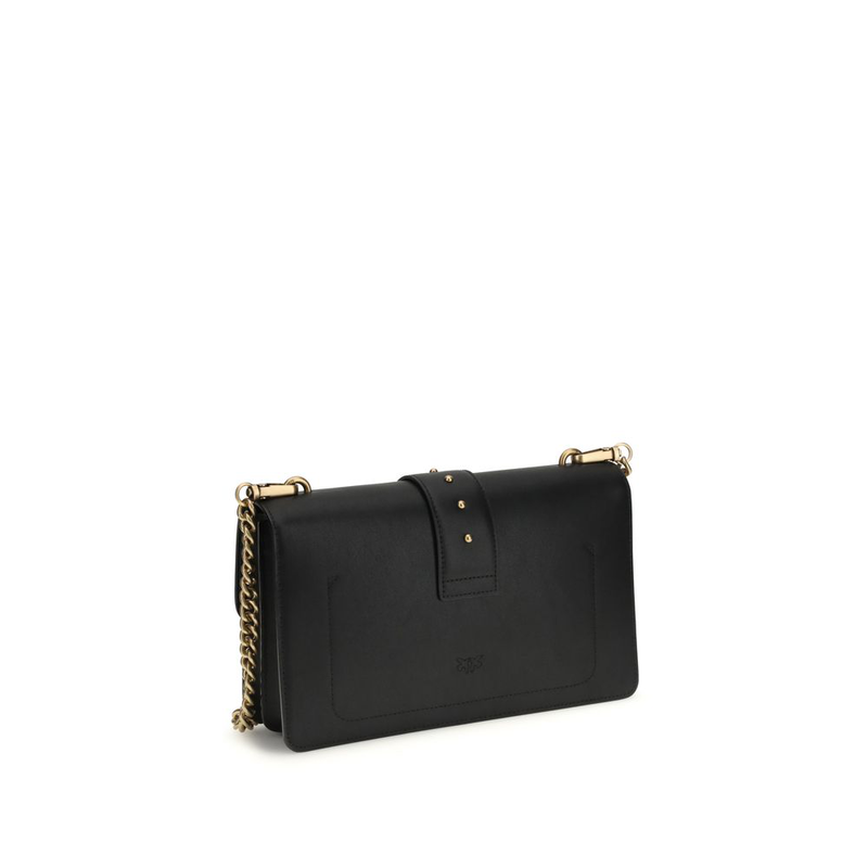 Black calf leather bos taurus shoulder bag-null