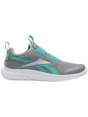 Reebok kids girls rush runner slip-on, Grey, medium