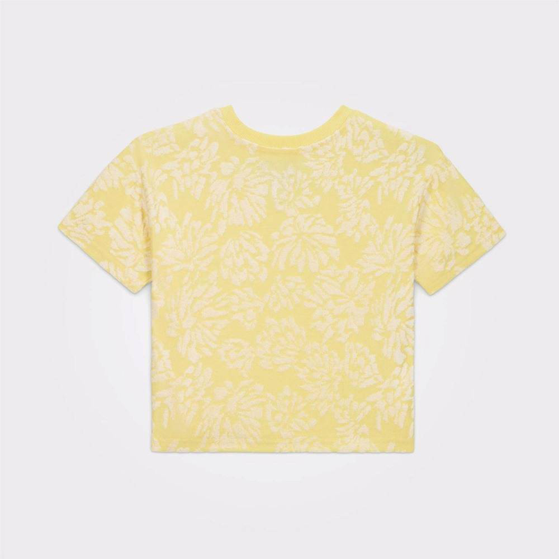 Big kids CNVG floral jacquard dolman tee image number null