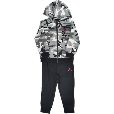 Nike jordan camo fleece set, Black / Camo, medium