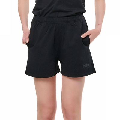 Women's essentials jersey shorts, Black, medium