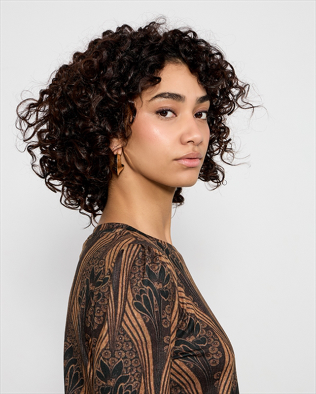 Blouse knitted printed-null