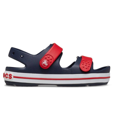 Crocband cruiser sandal k, Navy / Red, medium