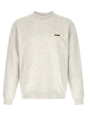 Gray cotton sweatshirt, Grey, medium