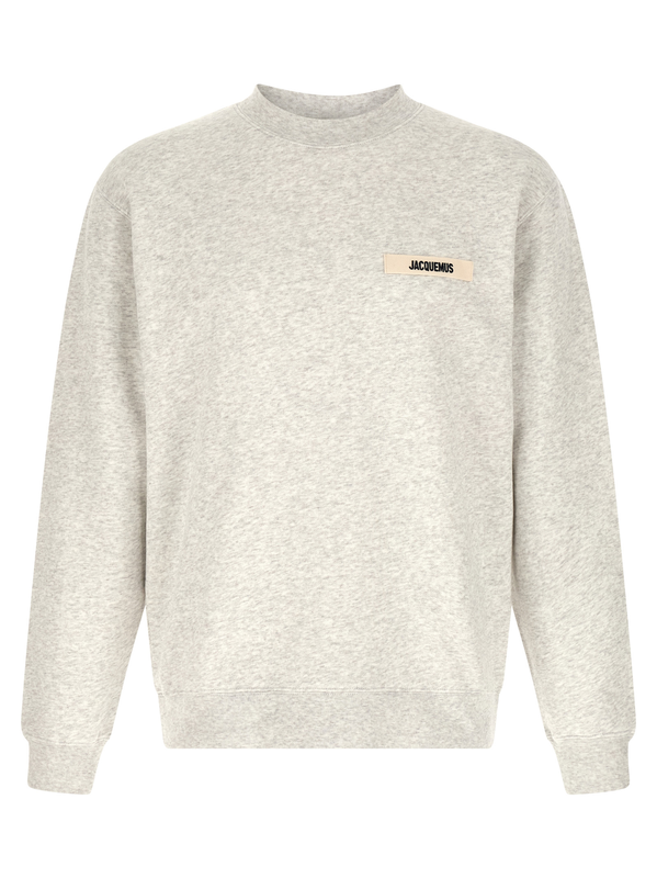 Gray cotton sweatshirt-null