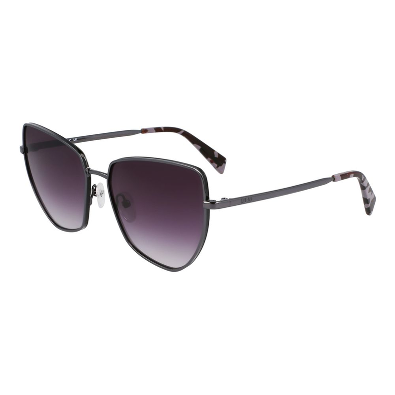 Gray metal sunglasses-null