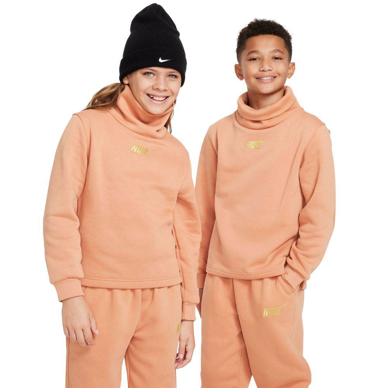 Product image: Kids funnel neck longsleeves fleece top-null