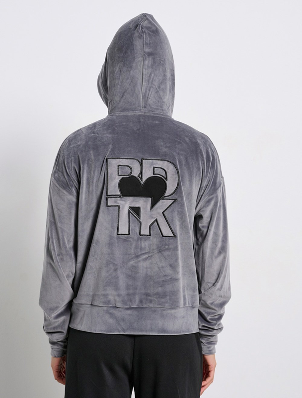Bdtk woman's row fz hoodie-null