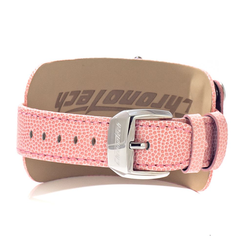 Multicolor leather dress watch-null