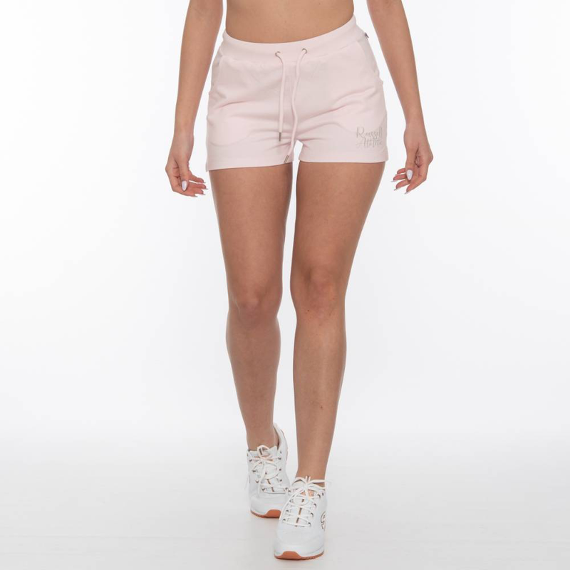 French terry scripted womens short image number null