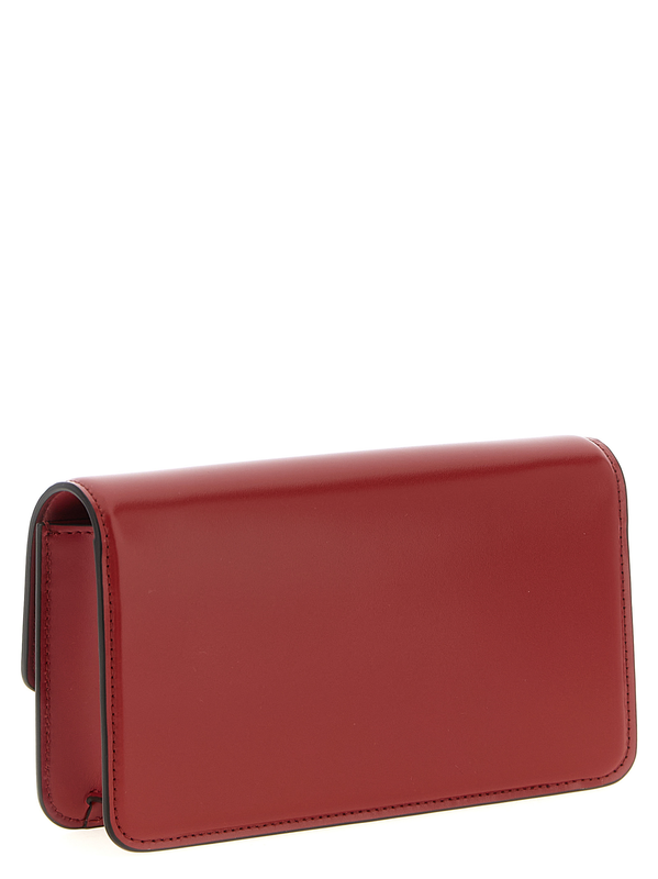 Multicolor calfskin clutch bag-null