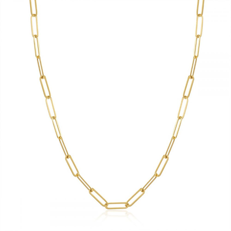 Product image: Chain oval hoop necklace-null