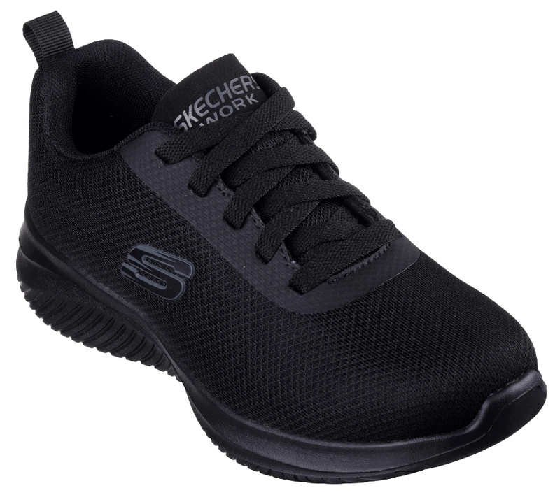 Skechers lace up mesh athletic w/ slip resistant outsole-null