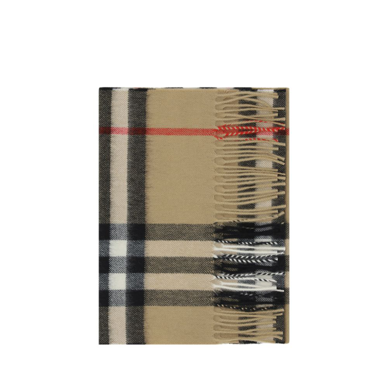 Brown cashmere scarf-null