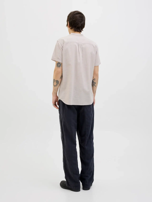 Jack & jones mao linen shirt image number null