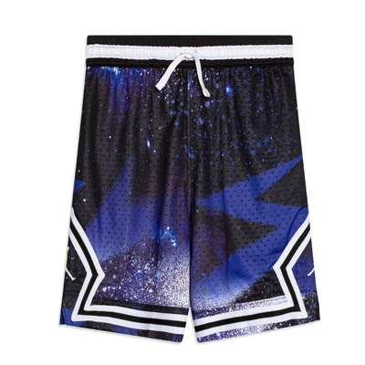 Nike jordan boys mj aop sport diamond short, Black / Royal, medium