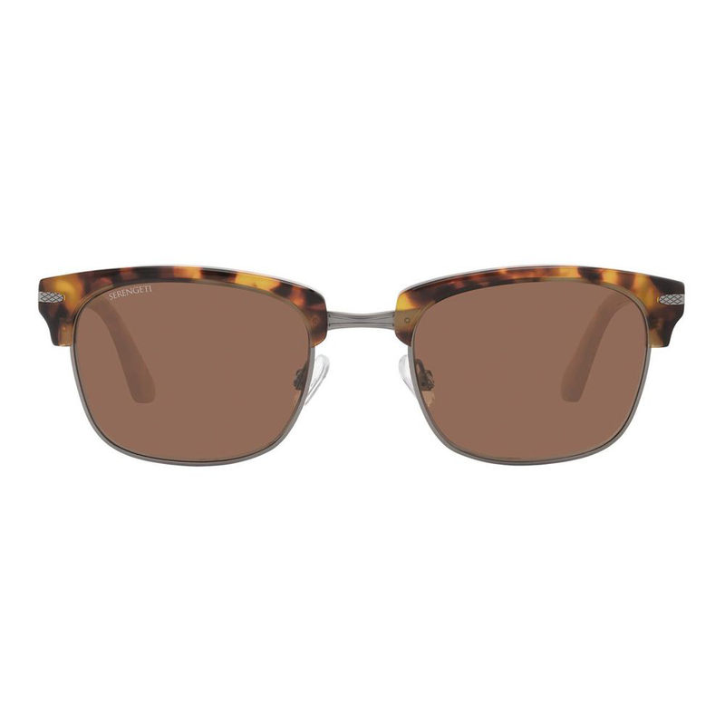 Brown resin sunglasses-null
