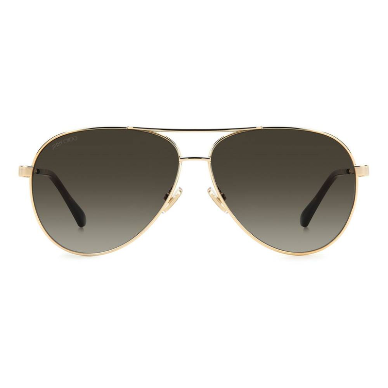Gold metal sunglasses-null