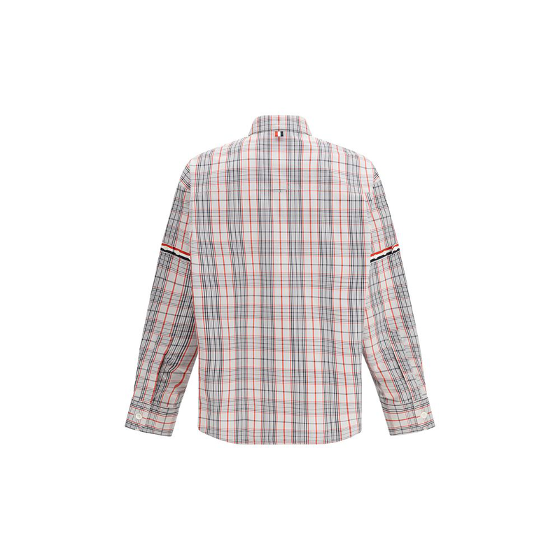 Multicolor fabric pattern shirt-null