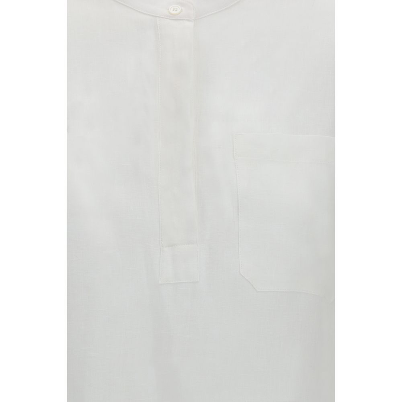 White linen dress shirt-null