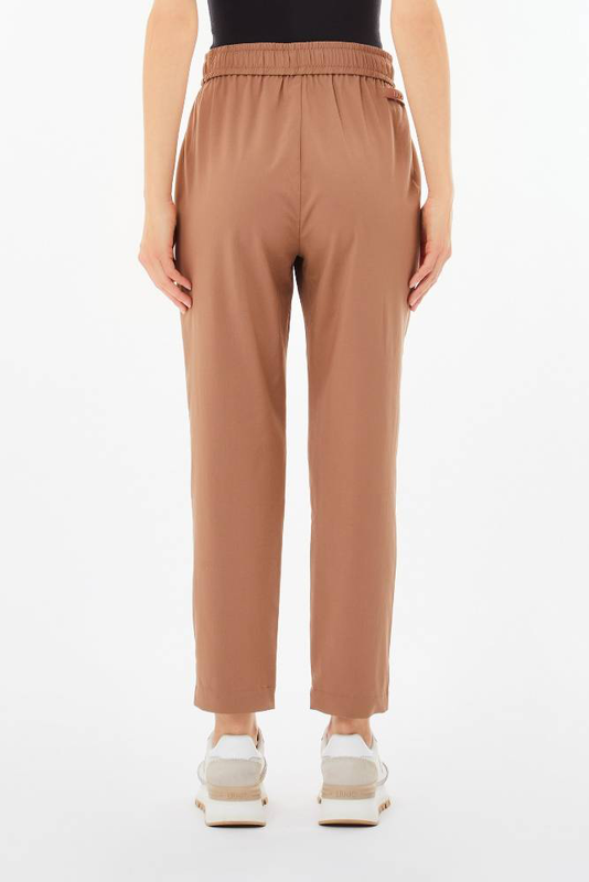 Product image: Cropped stretch bamboo-blend trousers-null