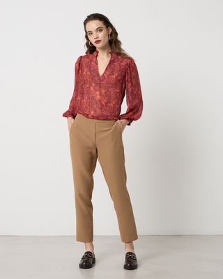 Formal chinos trouser, Petrol, medium