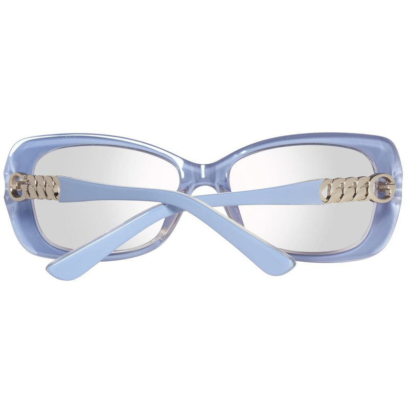 Blue plastic sunglasses-null