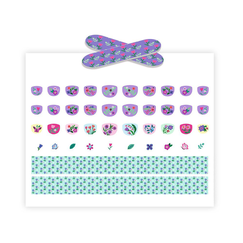 Small flowers nails stickers, , medium image number null