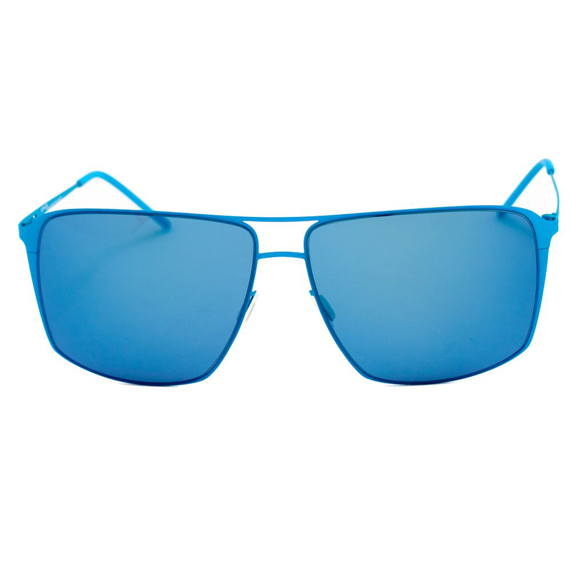 Blue metal sunglasses-null