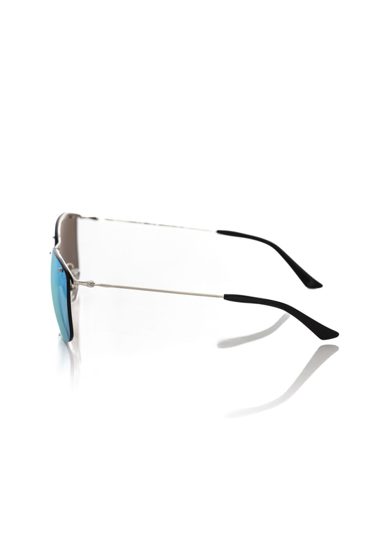 Silver metallic men sunglasses-null