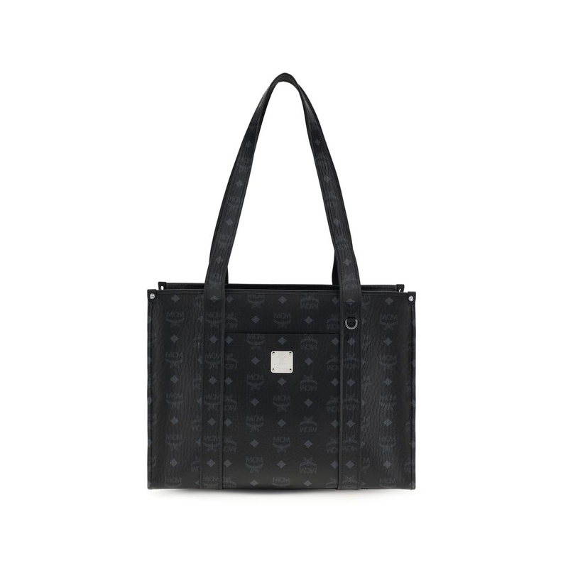 Black fabric shoulder bag-null