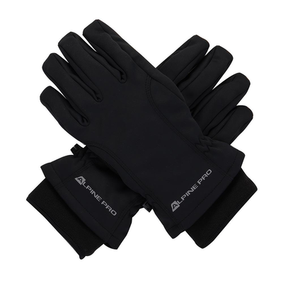 Alpine pro outdoor unisex gloves - m, Black, medium
