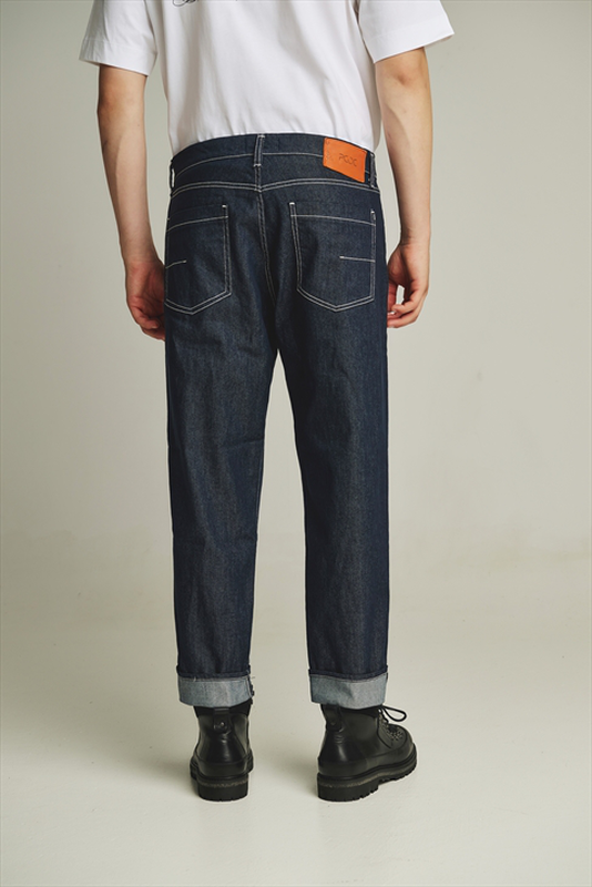 Pcoc faded denim pant-null