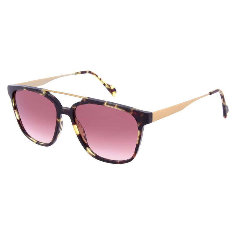 Brown metal sunglasses-null