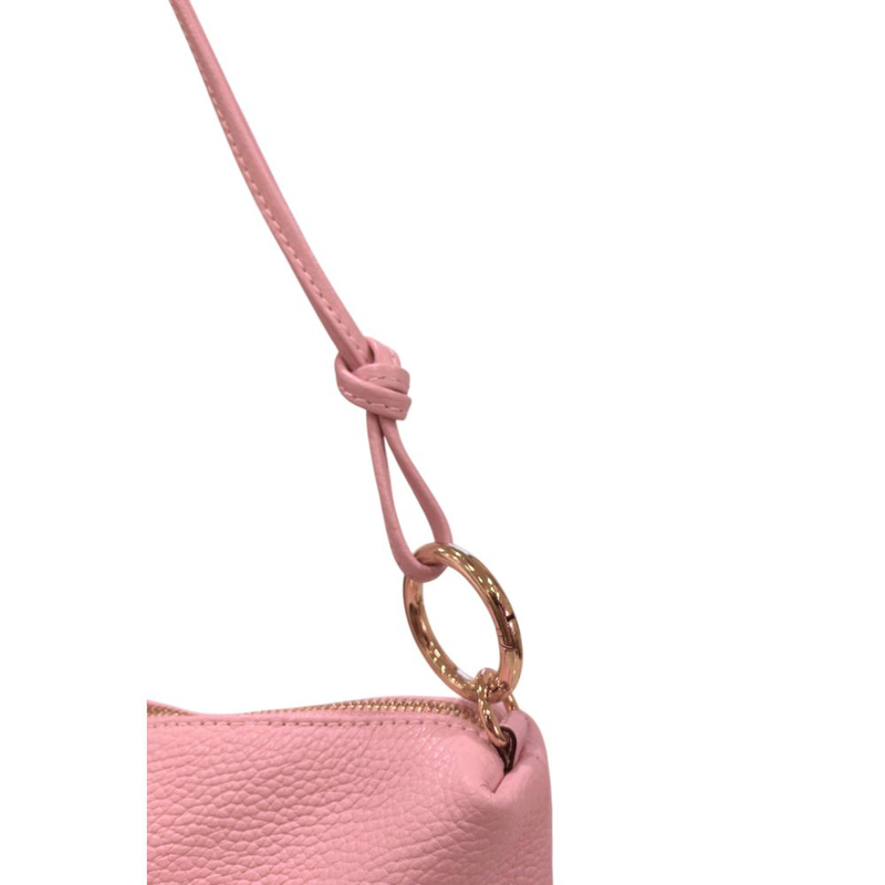 Pink leather women bag-null