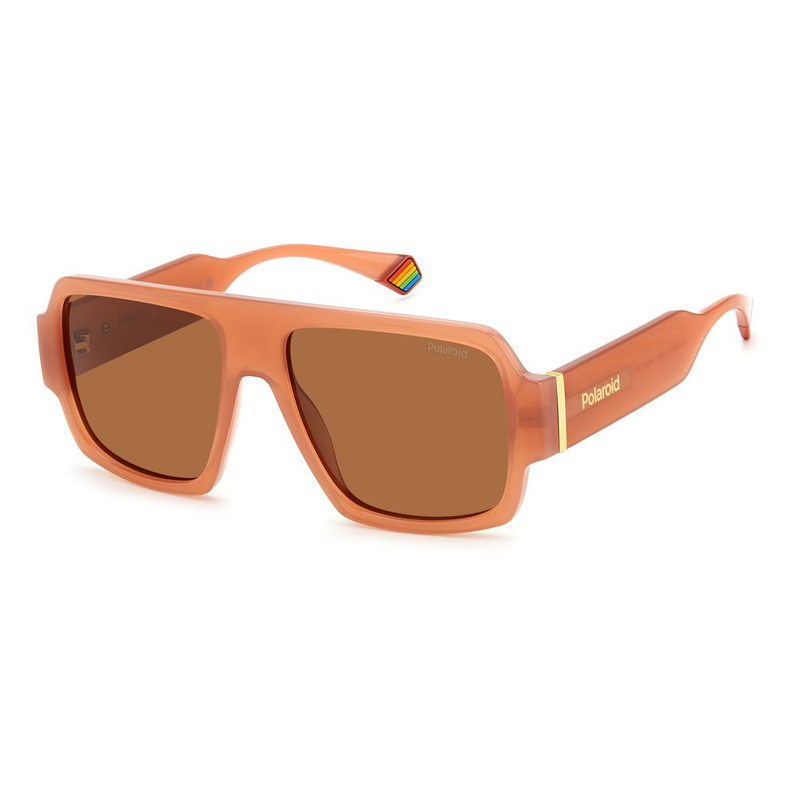 Pink resin sunglasses-null